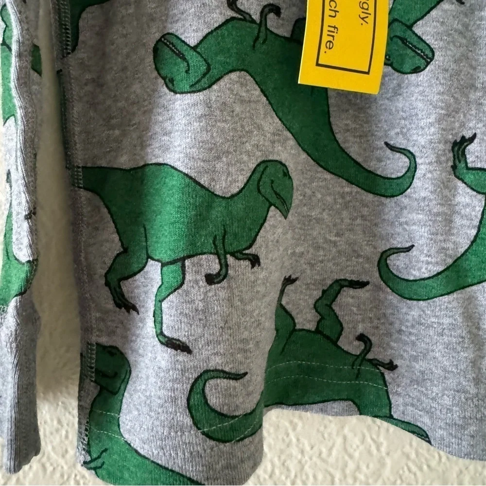 Hanna Andersson Dinosaur Boys Long-Sleeve PJ Top
